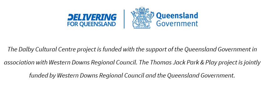 Qld Government Grant Funding acknowledgement